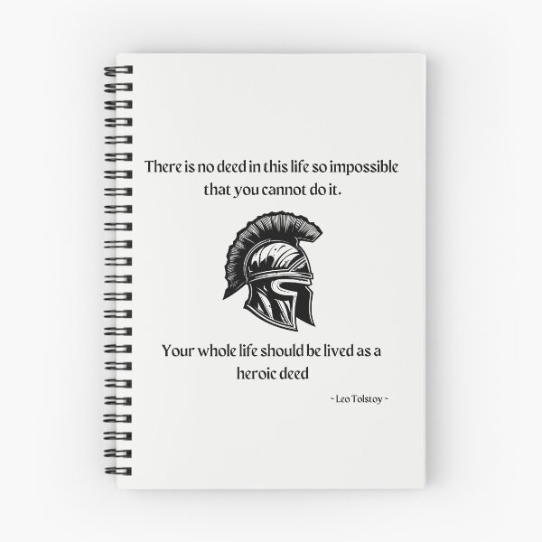 Item preview, Heroism Quote - Leo Tolstoy designed and sold by SmithE018.