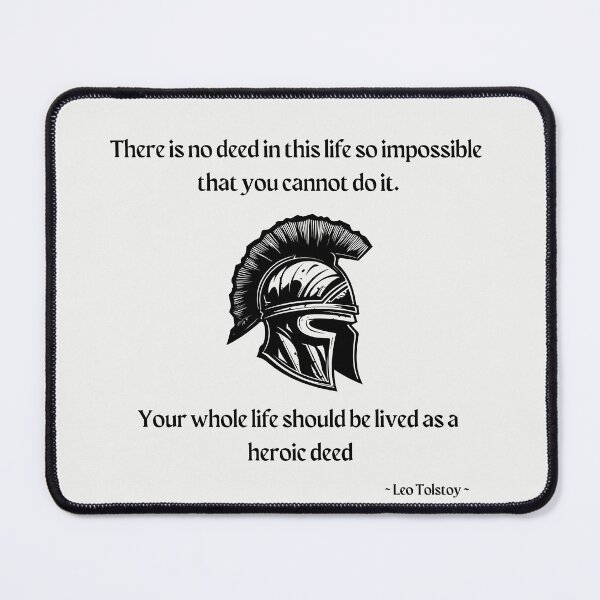 Item preview, Heroism Quote - Leo Tolstoy designed and sold by SmithE018.