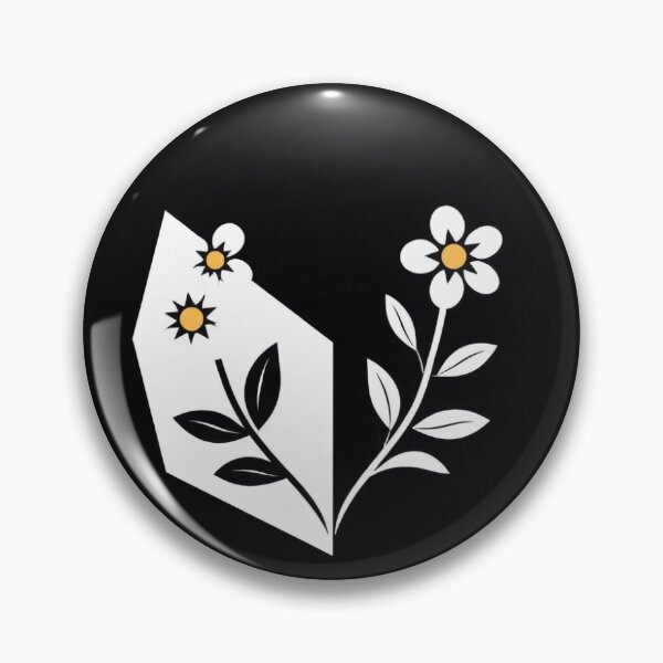 Item preview, Monochrome Bloom – Elegance in Contrast designed and sold by Simply-Yours.