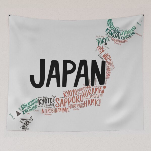 Item preview, Exploring Japan - map designed and sold by wanderenergi.