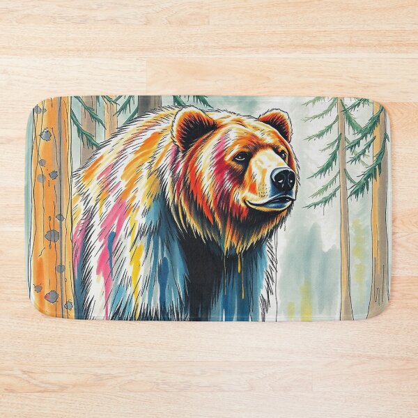 Item preview, Studio Portrait of a Grizzly Bear designed and sold by Skye Ryan-Evans.