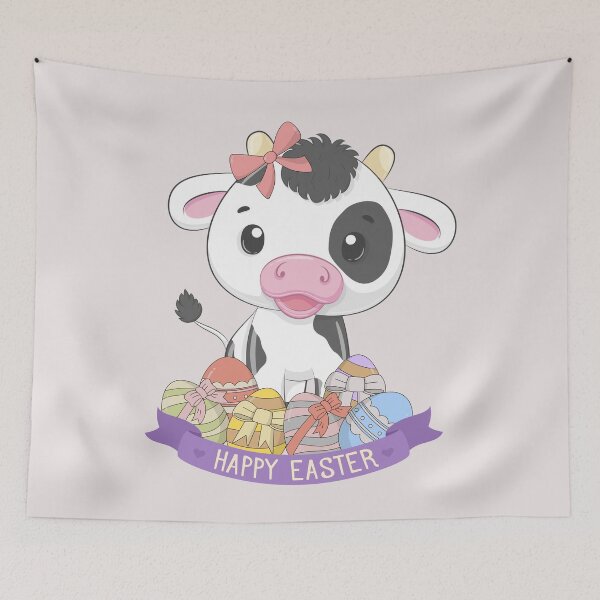 Item preview, easter cow designed and sold by Guleniza.