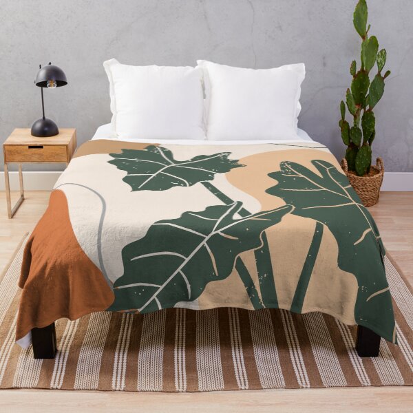 Item preview, Abstract modern botanical art , Alocasia designed and sold by Green Plantessa.
