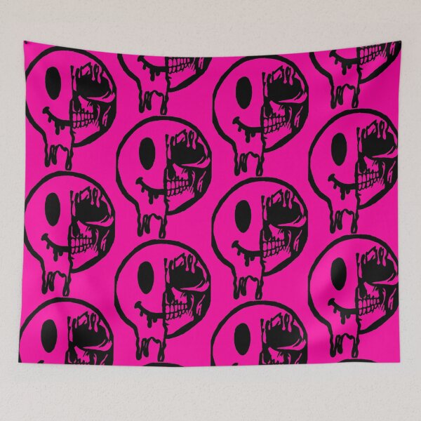 Item preview, Calavera sonriente derretida designed and sold by Chad's Fresh Art.