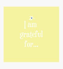 Gratitude - Lemon - Calmbeme Sorbet Collection Photographic Print