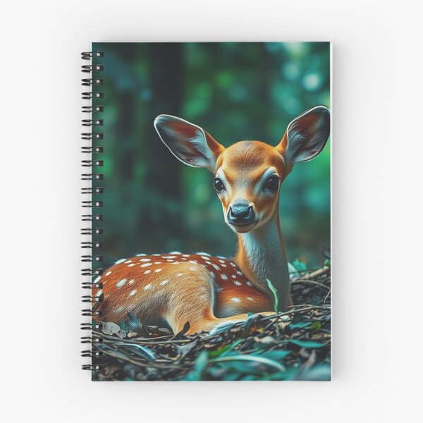 Item preview, Deer Fawn Resting in the Woods designed and sold by Skye Ryan-Evans.