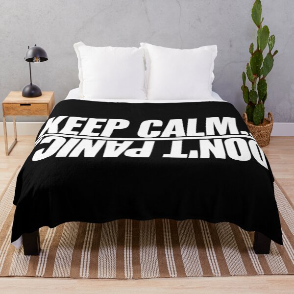 Item preview, "Keep Calm Don't Panic – Funny Sarcastic Quote for Overthinkers, Introverts & Anxiety Relief | Stress Meme, Nerdy Humor & Motivational Joke Gift" designed and sold by artworkathome.
