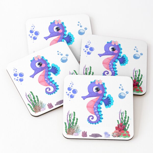 Item preview, Seahores playful under the sea designed and sold by LaUnArt.