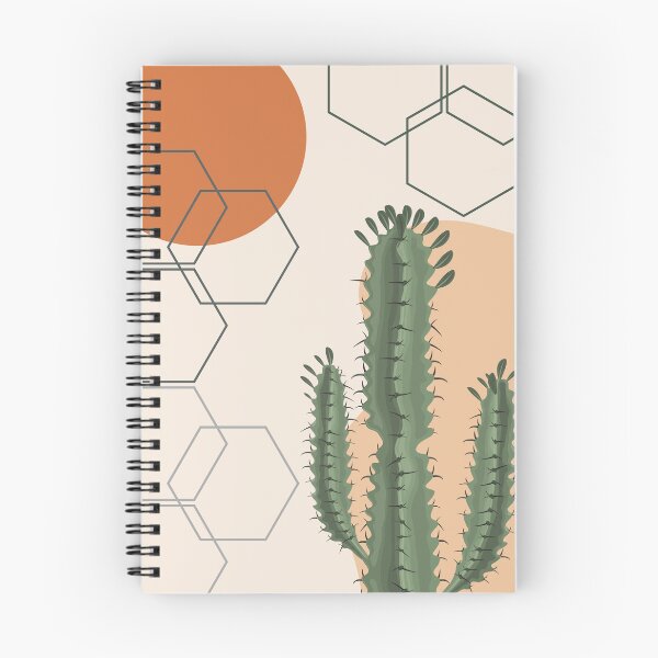 Item preview, Abstract modern botanical art , cactus designed and sold by Green Plantessa.