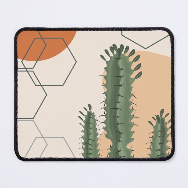 Item preview, Abstract modern botanical art , cactus designed and sold by Green Plantessa.