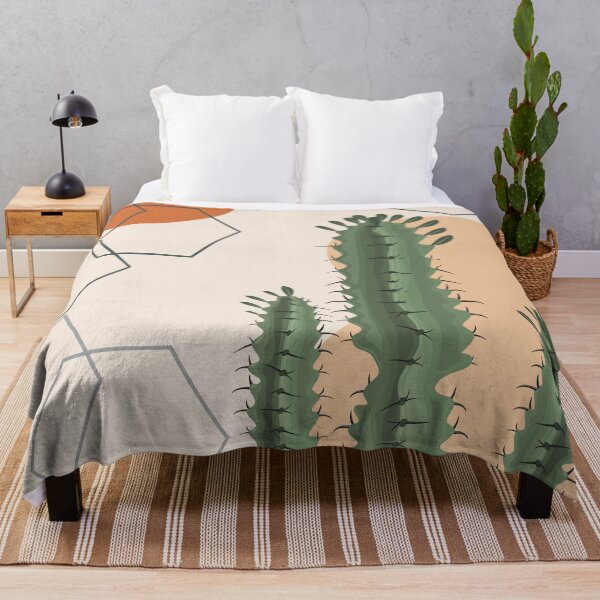 Item preview, Abstract modern botanical art , cactus designed and sold by Green Plantessa.