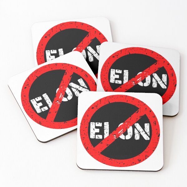 Item preview, Banned elon, NO ELON!  anti elon, no elon musk, no musk, Anti-Elon Musk Bumper Decal For elon musk haters! black red designed and sold by ramwebroom.