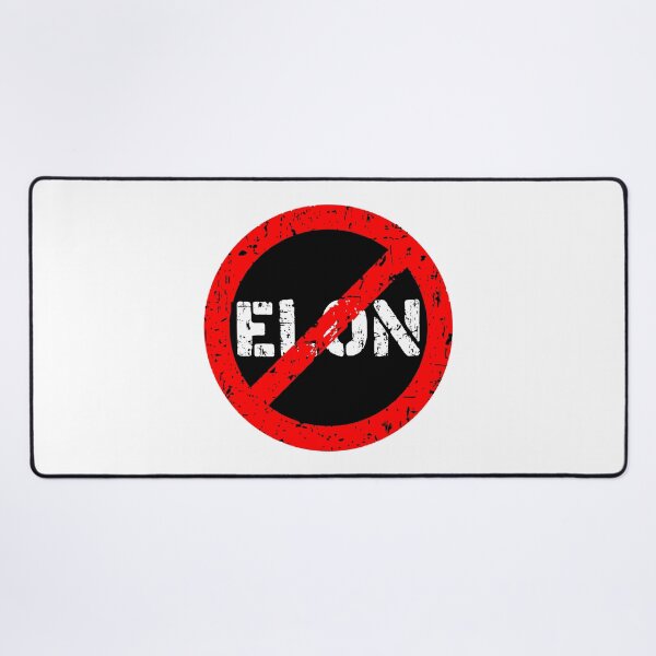 Item preview, Banned elon, NO ELON!  anti elon, no elon musk, no musk, Anti-Elon Musk Bumper Decal For elon musk haters! black red designed and sold by ramwebroom.