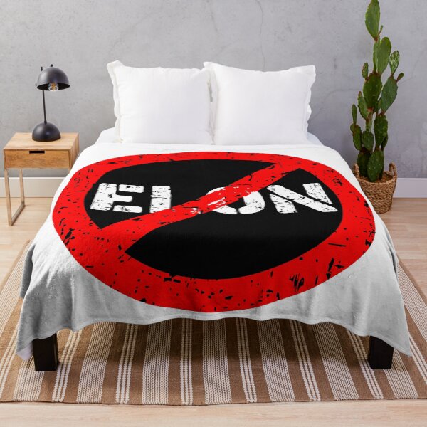 Item preview, Banned elon, NO ELON!  anti elon, no elon musk, no musk, Anti-Elon Musk Bumper Decal For elon musk haters! black red designed and sold by ramwebroom.
