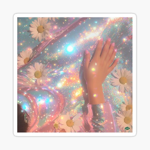 Item preview, Stardust Touch | Cosmic Bloom | Y2K Dreamscape designed and sold by Cyber Garden Studio.