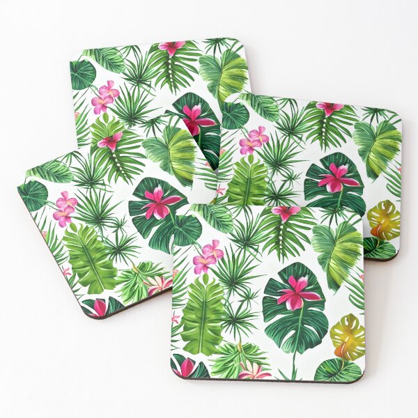 Item preview, The Tropic, Banana Leaves Tropical Jungle Botanical, Palm Plants Monstera Nature, Bohemian Plants Floral designed and sold by 83oranges.com.