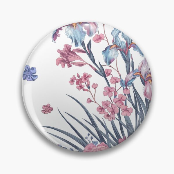 Item preview, Purple and Pink Floral Pattern Spring Flowers   designed and sold by Greenbaby.