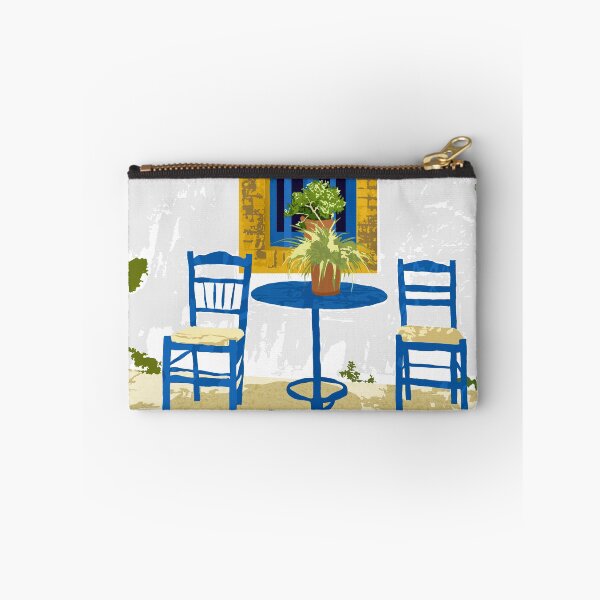 Item preview, Greek Vacay For Two, Evil Eye Santorini Travel Summer, Eclectic Travel Architecture White Buildings Cafe designed and sold by 83oranges.com.