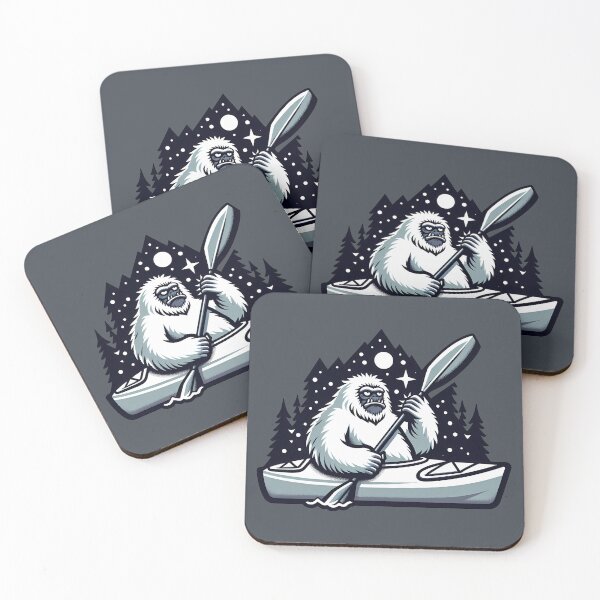 Item preview, Yeti Kayaking designed and sold by Funny Vintage Stickers And T-Shirts.