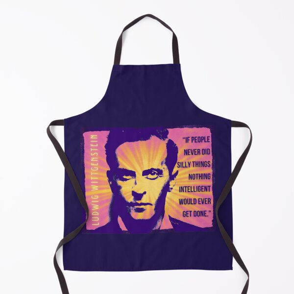 Item preview, Ludwig Wittgenstein quote: If people never did silly things nothing intelligent would ever get done. designed and sold by artbleed.