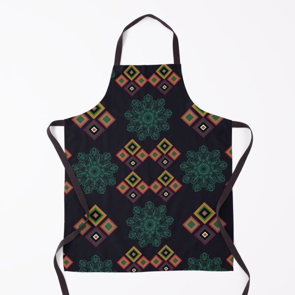 Item preview, Flower green geometric mandala pattern designed and sold by lotus2lin.