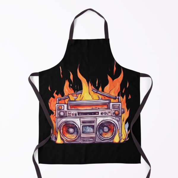 Artikelvorschau, Ghettoblaster-Radio in Flammen entworfen und verkauft von Artbellachi.