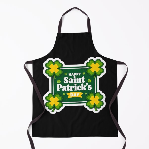 Artikelvorschau, Glücklicher St. Patrick's Day Kleeblatt-Cartoon Sticker entworfen und verkauft von FestivityFinds.