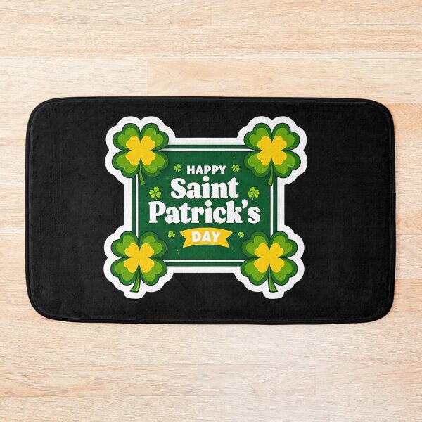 Artikelvorschau, Glücklicher St. Patrick's Day Kleeblatt-Cartoon Sticker entworfen und verkauft von FestivityFinds.