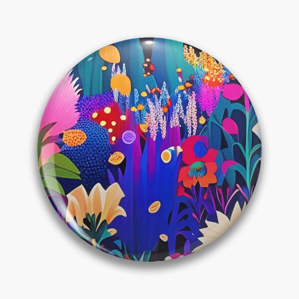 Item preview, Surreal Emotions, Abstract Colorful Bold Botanical Nature Garden, Eclectic Boho Bohemian Modern Contemporary graphic Design Painting designed and sold by 83oranges.com.
