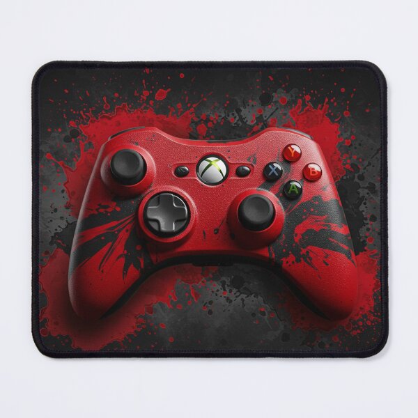 Item preview, red black artwork 360 controller 2025 designed and sold by Theriddler1.