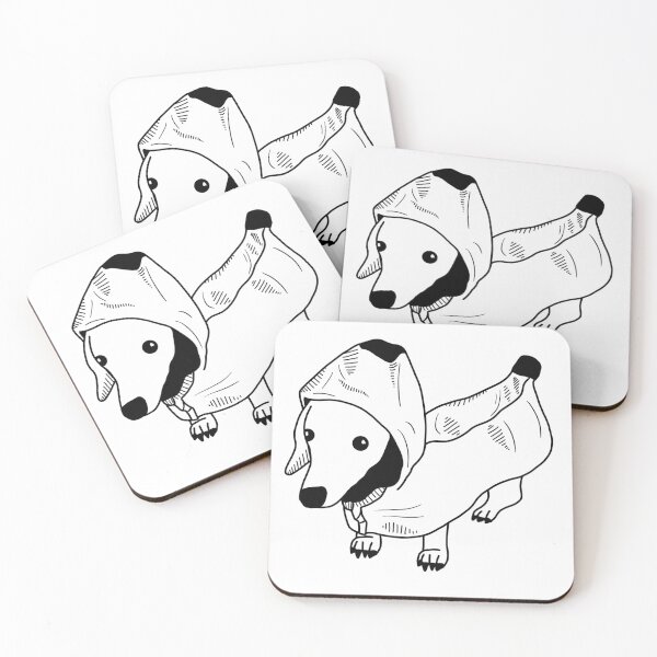 Item preview, weinerdog designed and sold by Kama black&white.