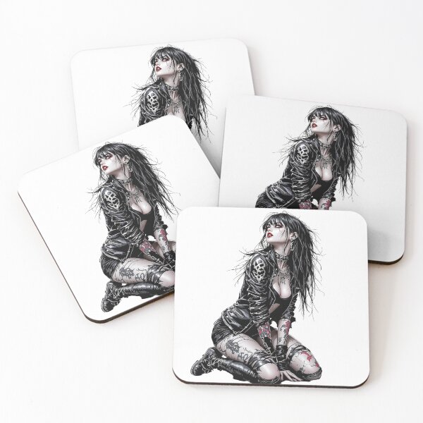 Item preview, punk girl designed and sold by rajdigitalarts.
