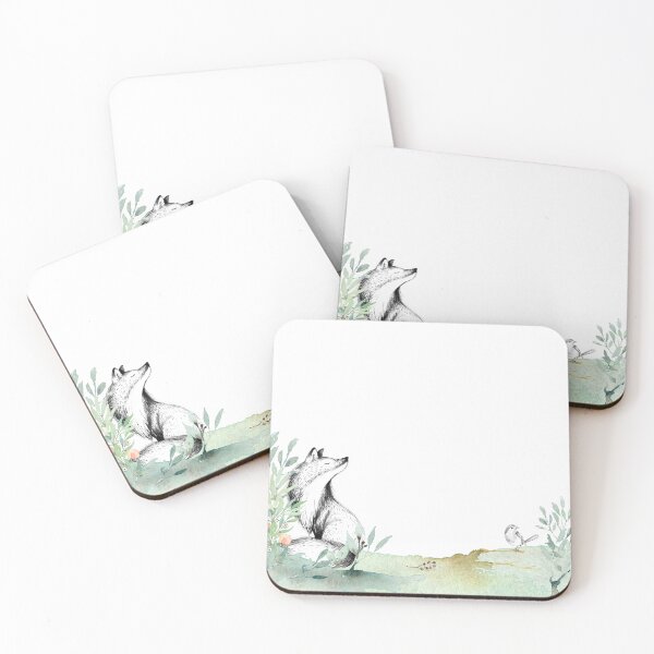 Item preview, Enchanted Watercolor Woodlands ft. Fox designed and sold by heiLUNA.