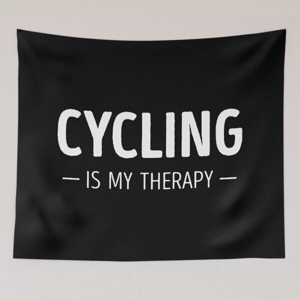 Item preview, Cycling Is My Therapy Funny Cycling Lover designed and sold by RareBunny.