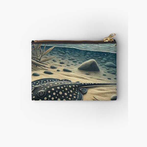 Item preview, Freshwater Stingray at River Bottom – Moonlit Underwater designed and sold by NocturnalNook.
