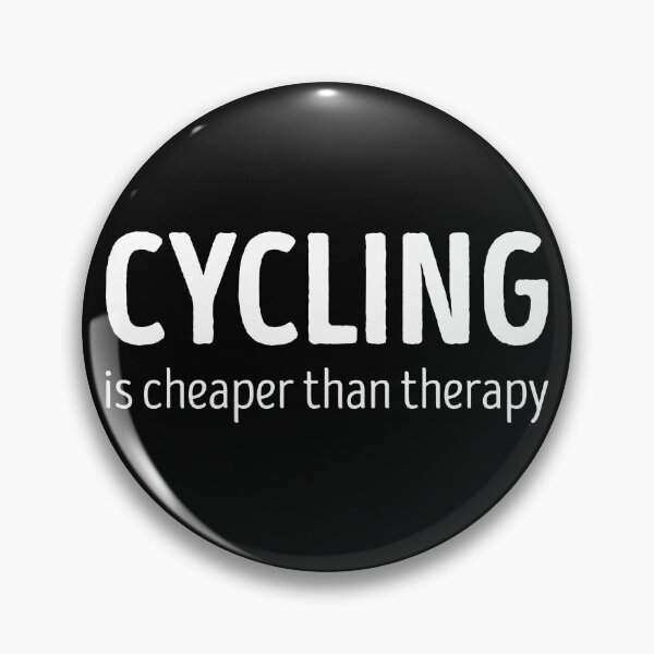 Item preview, Cycling Is Cheaper Than Therapy Funny Cycling Lover designed and sold by RareBunny.