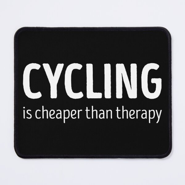 Item preview, Cycling Is Cheaper Than Therapy Funny Cycling Lover designed and sold by RareBunny.