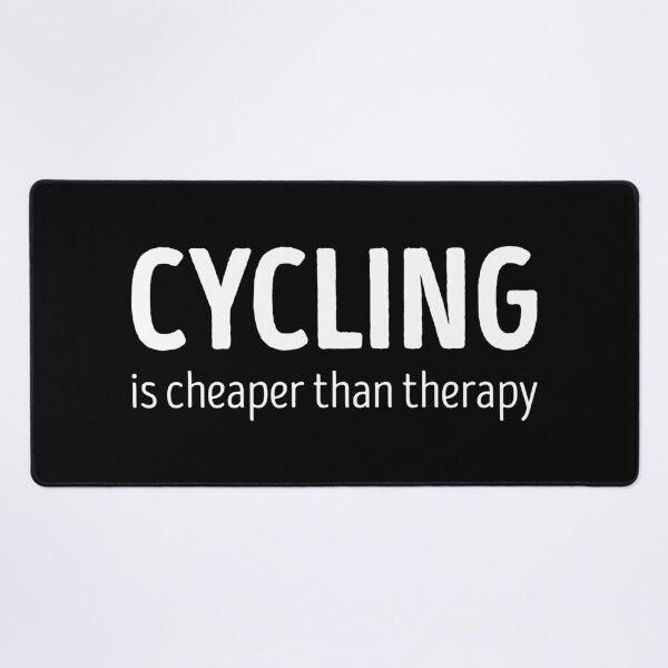Item preview, Cycling Is Cheaper Than Therapy Funny Cycling Lover designed and sold by RareBunny.
