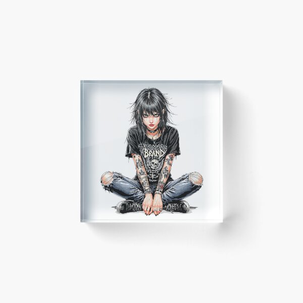 Item preview, punk girl designed and sold by rajdigitalarts.