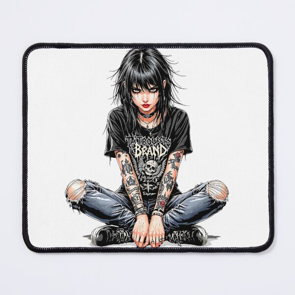 Item preview, punk girl designed and sold by rajdigitalarts.