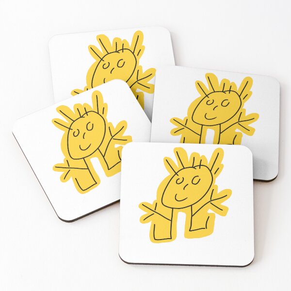 Item preview, sticky man designed and sold by Kama black&white.