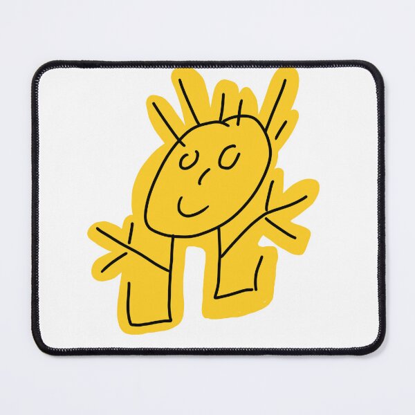 Item preview, sticky man designed and sold by Kama black&white.