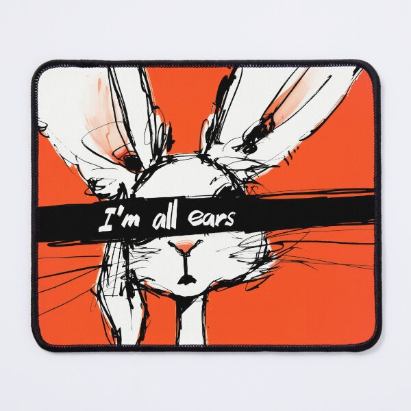 Item preview, Rabbit illustration Easter gift designed and sold by ArtSE46.