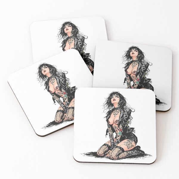Item preview, punk girl designed and sold by rajdigitalarts.