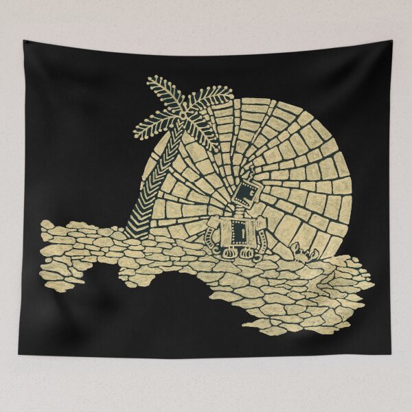 Item preview, Lost in Gold: A Robot’s Solitude designed and sold by Betsy Phillips.