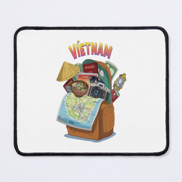 Item preview, Vietnam Asia travel - Vietnam Adventure Backpacking designed and sold by stickercuffs.