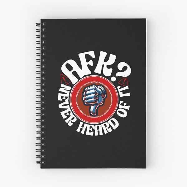 Item preview, AFK? Never Heard of It designed and sold by Belarte.shop.