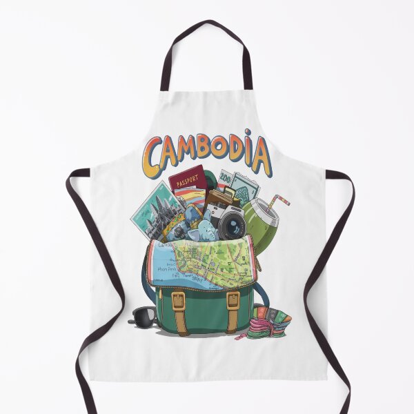 Item preview, Cambodia Angkor wat Asia travel - Cambodia Adventure Backpacking designed and sold by stickercuffs.