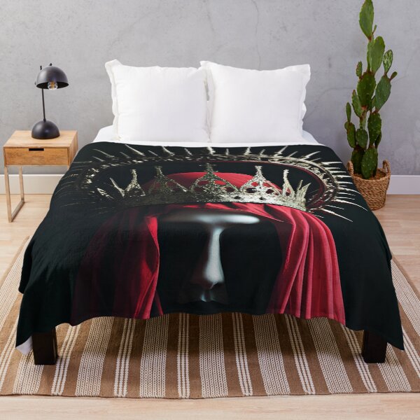 Item preview, Dark Gothic Queen – Mysterious Veiled Royalty with a Golden Crown designed and sold by Nickyayee.