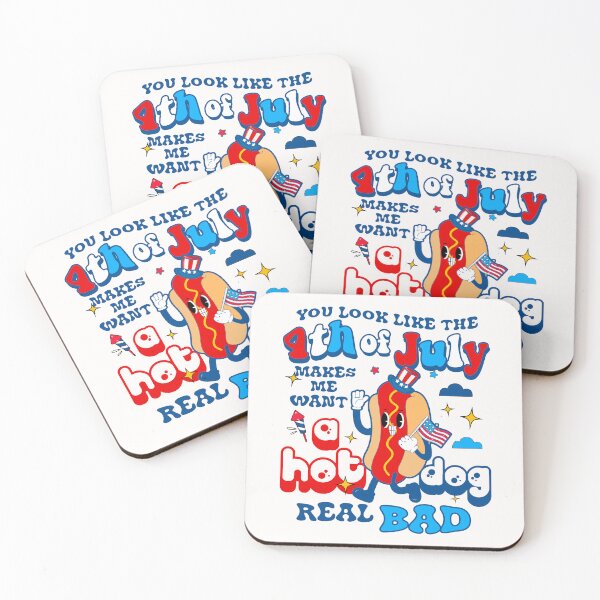 Item preview, 4th of July Hot Dog USA designed and sold by nookmerch97.